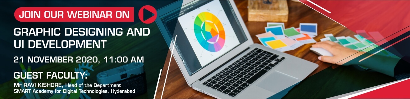 Graphic Designing and UI Development Webinar Banner