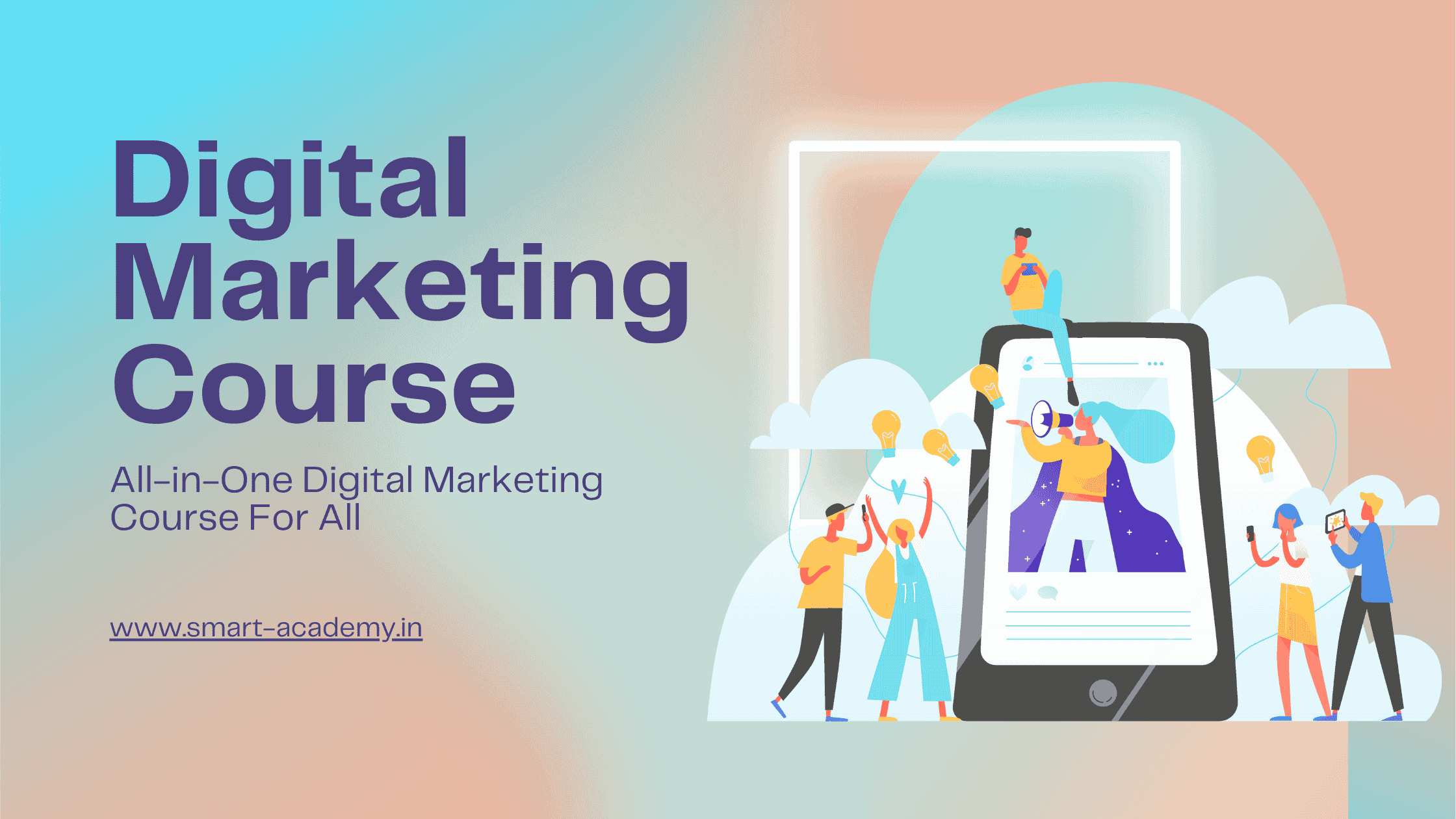 digital marketing course by Smart Academy blog banner