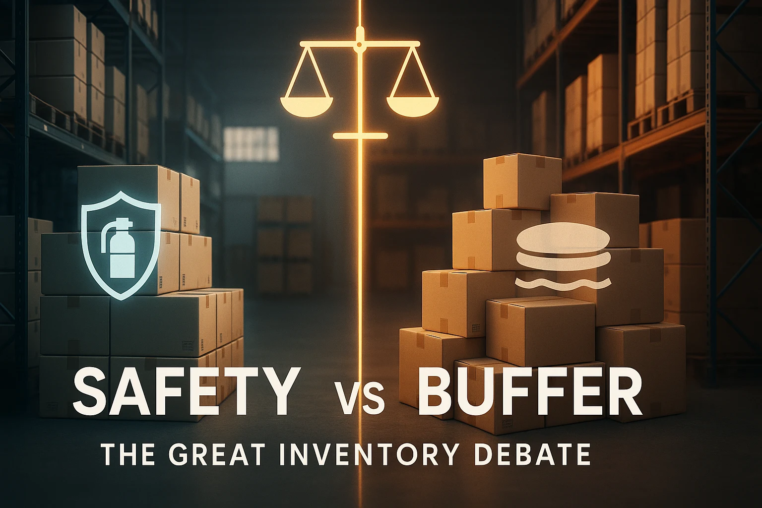 Blog banner showing Safety Stock vs Buffer Stock